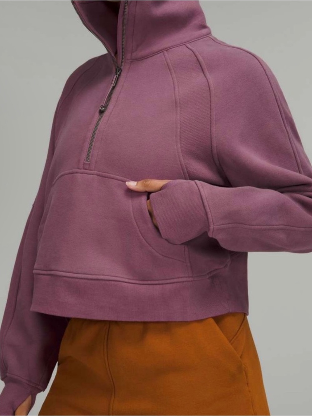 Lululemon Woman’s Scuba Oversized Half-Zip Pullover - Vintage Plum XS/S RARE